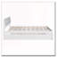 Cadre de lit simple moderne pour tête et pied de lit blanc brillant-479048757-479048753