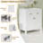 30'' Single Bathroom Vanity Base Only