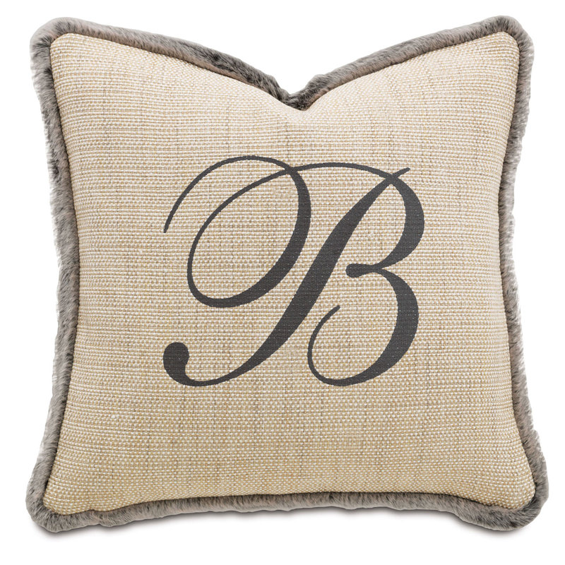 Housse et insert de coussin carré Barclay Butera, Gilmer Brulee