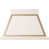 Blanc antique / laiton est en rupture de stock