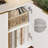 Modern Sideboard Cabinet For Dining Room, Kitchen, And Entryway ,Storage Buffet With Adjustable Shelf ,Entryway Cabinet With Water Ripple Design-1620836442