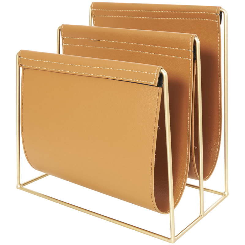 Casseus Leather Magazine Rack