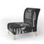 Fauteuil de chambre rembourré Mid-Century
