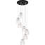 Luminaire suspendu en forme de cloche 7 lumières Zambrano