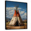 Impression sur toile Coral Native Tipi Sage Wages - Cityscapes-90075045-90075038