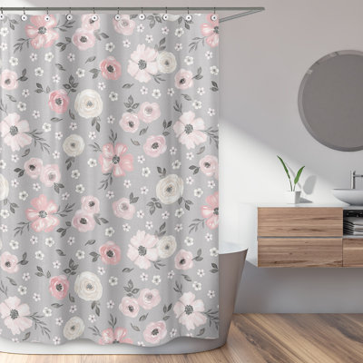 Rideau de douche simple aquarelle