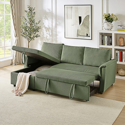 Canapé moderne modulaire avec méridienne et méridienne avec rangement