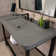 Newterra Concrete Handmade Rectangular Console Bathroom Sink