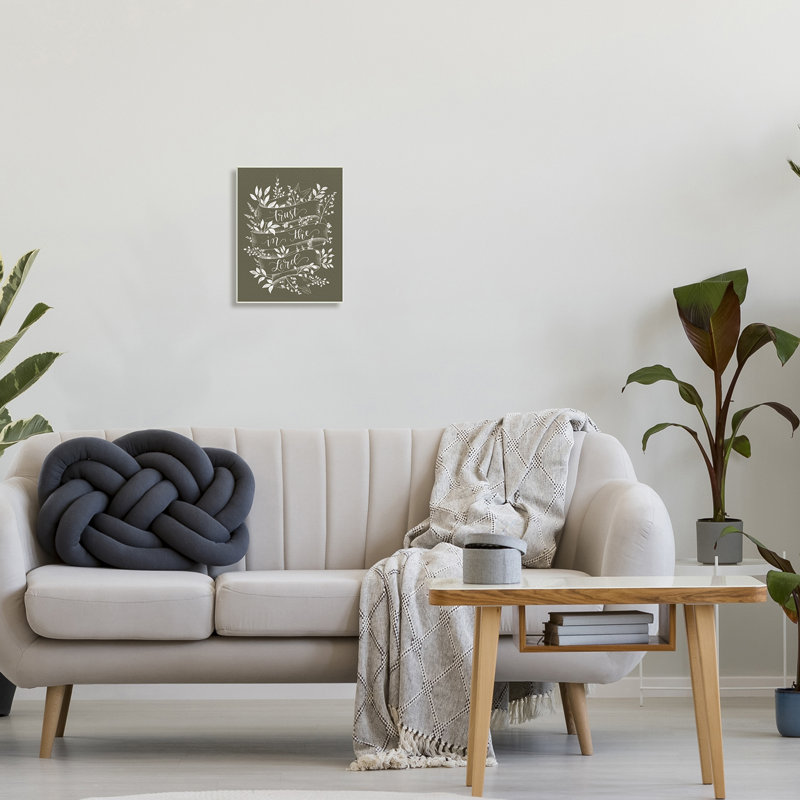 Trust In The Lord, Plaque murale, H 10 po x l 15 po