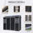 8 Ft X 4 Ft Outdoor Storage Shed With Two Windows And Double-Doors, Plastic Shed With Floor