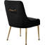 Chaise d'appoint rembourrée en velours Owen-32926665