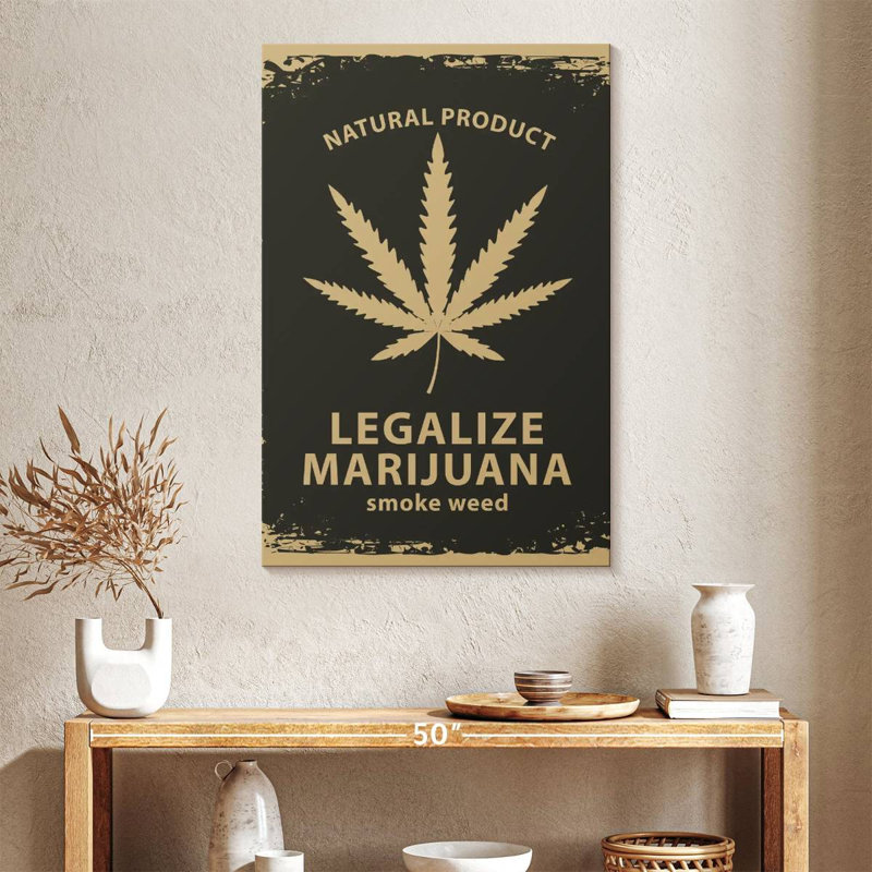 Senne Marijuana Campaign, 39" H x 26" W