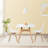 Modern Square Dining, Thickness MDF Top Outdoor, Mid-Century Table-83602427