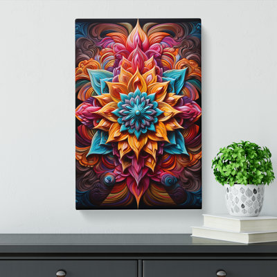 Mandala Hard Edge Painting No.3 - Print