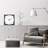 Analog Metal Electric Tabletop Clock White