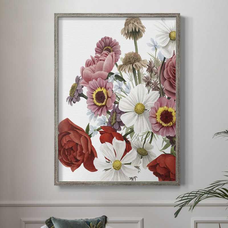 Modern Arrangement II, reproduction encadrée - bois massif, H 21 po x l 17 po