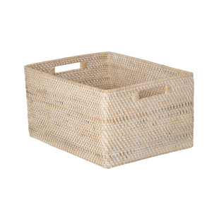 Rosecliff Heights Bavan Rattan Decorative Basket