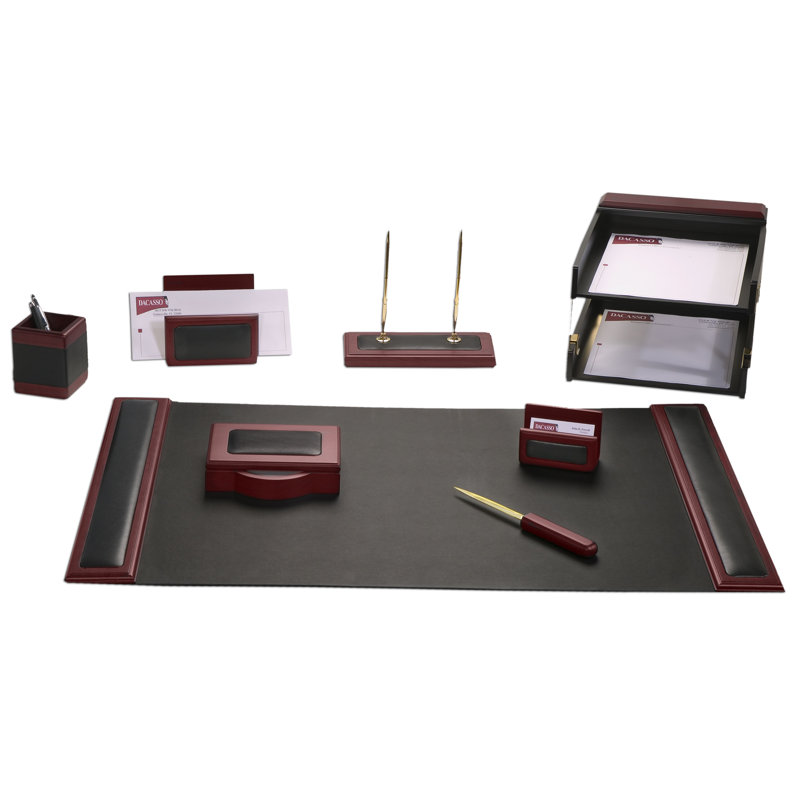 Ensemble de bureau 10 pièces Fatuberlio, Bois de rose