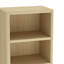 Bibliothèque ouverte moderne 28 "en chêne naturel Rivington (5 tablettes)-2132356075