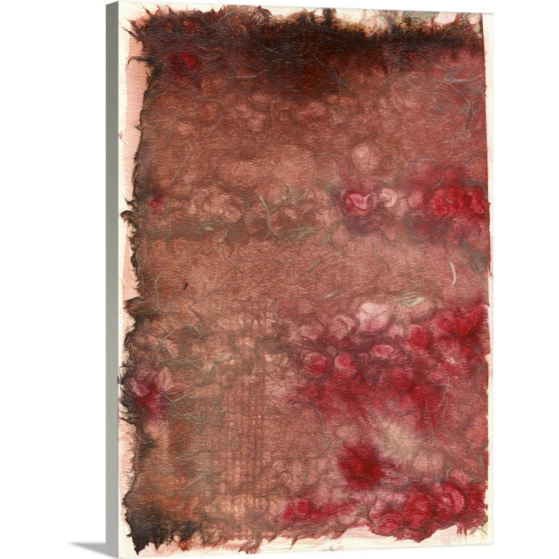 Reproduction d’art sur toile, "roses" par B. Robert, H 48 po x l 36 po x P 1,25 po, Toile tendue