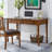 Chestnut Brown Rectangular Solid Wood Writing desk with drawers desk-944826603-944826601