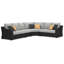 Canapé modulaire d'extérieur 4 pièces Hettie-123383287-123383288
