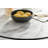 31.5" W Round Marble Effect Dining Set with Faux Leather Chairs-1389758703-1350634629