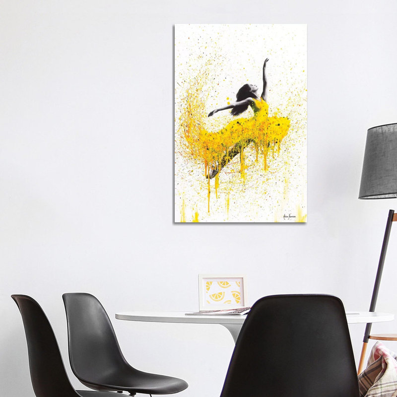 Sunflower Dancer by Ashvin Harrison - Print on Canvas, 66.04 cm H x 45.72 cm W x 1.91 cm D, Wrapped Canvas
