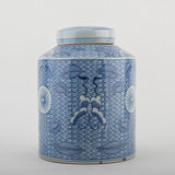 Handmade Porcelain China Ginger Jar