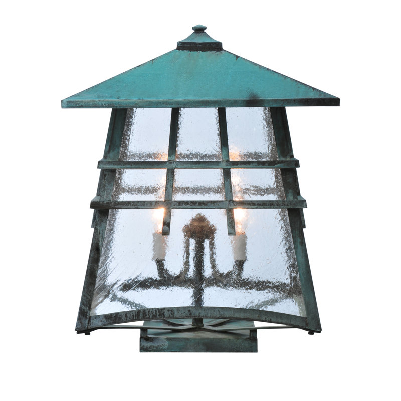 Stillwater Cross Mission Seeded Pier Mount Light