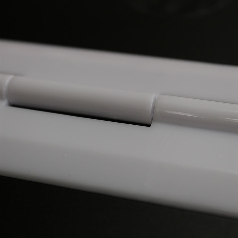Acrylic Hinge 200mm White, Continous Acrylic Piano Hinges