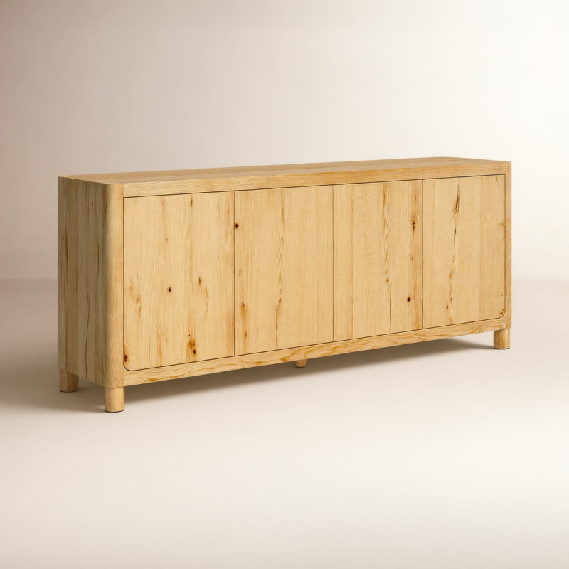 Buffet de 80 po de largeur Lowell, Naturel