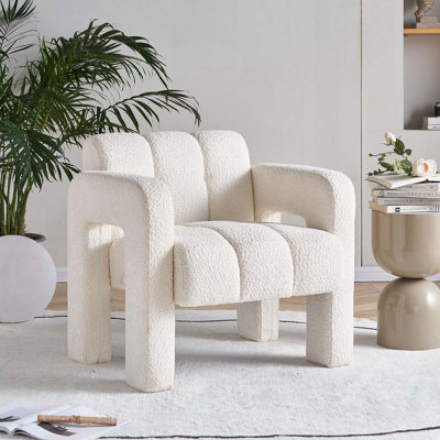 Fauteuil Boucle Upholstery