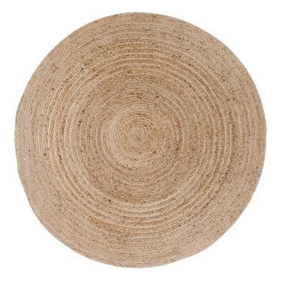 Round Alfrik Solid Colour Area Rug
