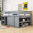Alzata 3 Drawer Slat Loft Bed with Built-in-Desk by Isabelle & Max™-1209726627-1209726626