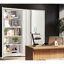 Armoire de rangement en métal blanc crème de 71 po, avec 4 tablettes réglables et des portes en acier pivotantes, armoire de buanderie avec portes verrouillables-1703806255
