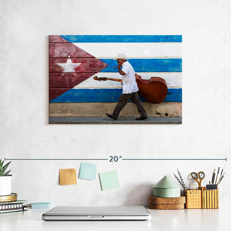 Abarca Cuban Cellist, 8" H x 12" W