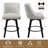 Novogratz 360° Swivel Bar & Counter Stools - Solid Wood Frame(Set Of 2)-1020480641
