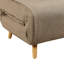 Freya Linen Convertible Accent Chair -124210634