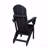 Folding Adirondack Chair With Side Table, 3-Piece Adirondack Chair Set With Wooden Texture-1620479579