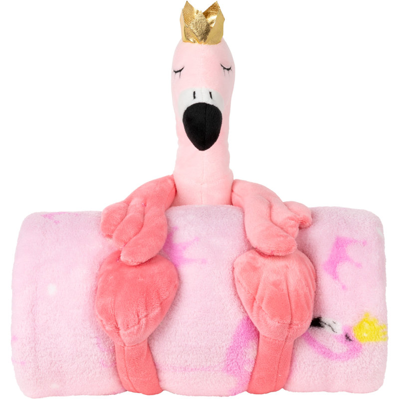  Ensemble de jetés 2 pièces Flamingo