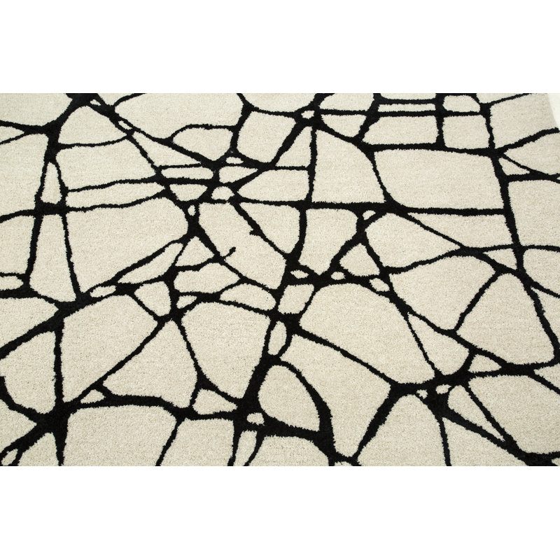 Deima Rectangle 245 cm x 305 cm Geometric Hand Tufted Area Rug