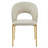 Morden Pu Leather Dining Chairs With Metal Legs (set Of 2)-1875376763