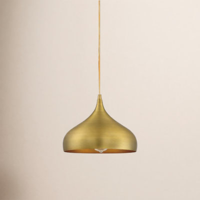 Marselia Single Light Metal Dimmable Plug-in Pendant