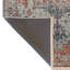 Tapis décoratif multicolore à motif floral frangé-110016850
