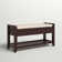 Alexandria Wood Storage Bench, Shoe Rack with Cushioned Seat and Drawers, Multipurpose Entryway Storage Bench