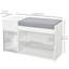 Banc de rangement rembourré 100% polyester