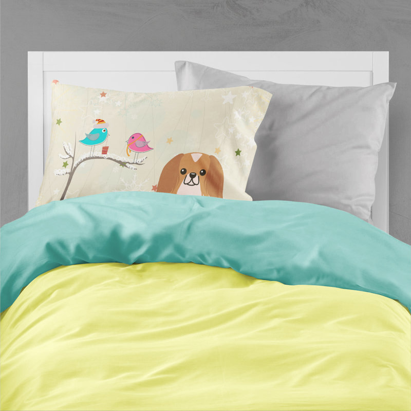 Microfiber, Red White Pekingnese