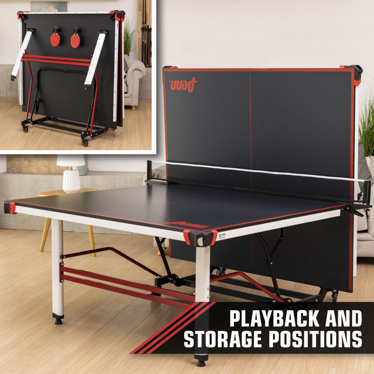 Table de tennis/ping-pong pliable EastPoint 2500 avec filet et rangement  intégré