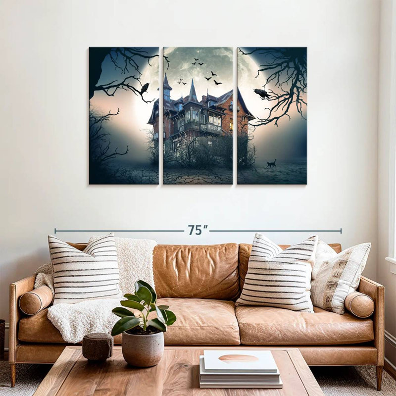Horror House, 36" H x 57" W